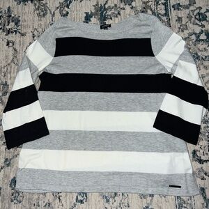 Jones Neutral Striped Top